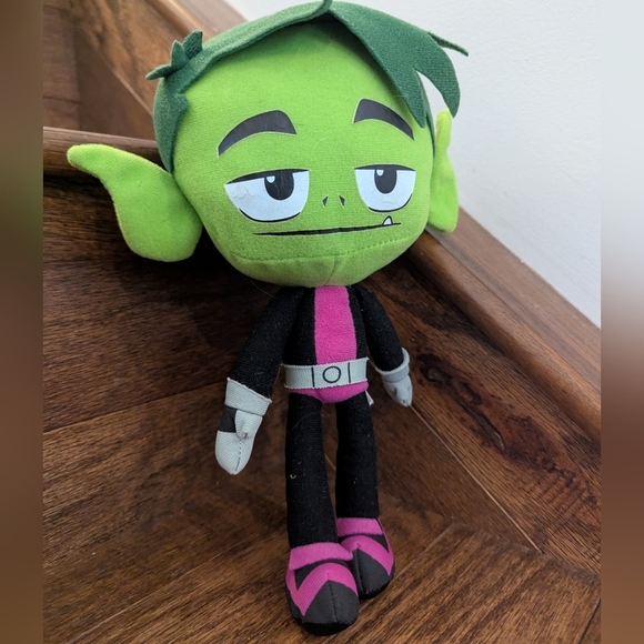 Teen Titans Go Beast Boy 10” Plush Toy Factory Cartoon Network. - Picture 2 of 9